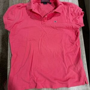 Vineyard Vines Pink Polo Shirt Classic Style
